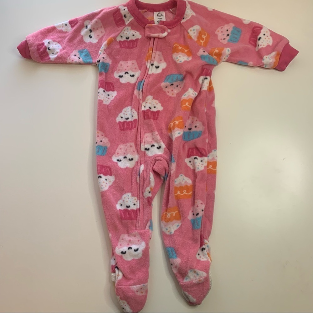 Gerber‎ Pink and Cream Kids Footies Set - Picture 2 of 14